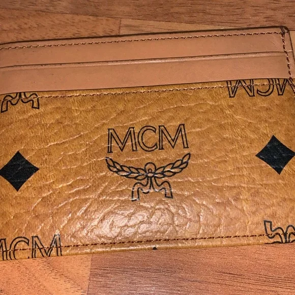 Authentic MCM Card Case In Visetos Original